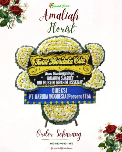 Papan Bunga Duka di Sawunggaling