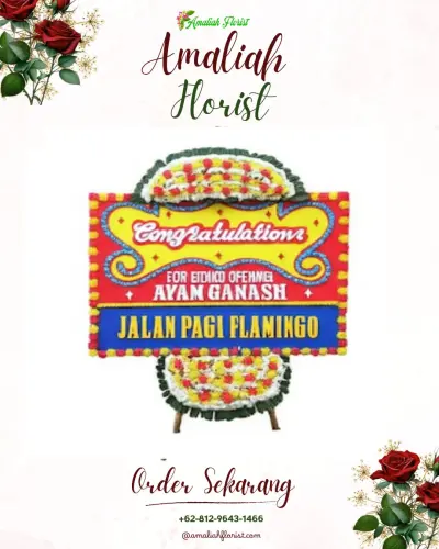 Bunga Papan Congratulation di Sawunggaling
